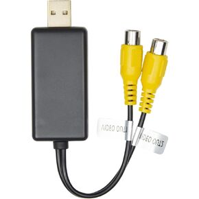 AINAVI Video Out Adapter - USB to RCA Adaptor - USB to CVBS Cable Only Compatible with Brand Car Stereo Headrest Monitor(USB2RCA)