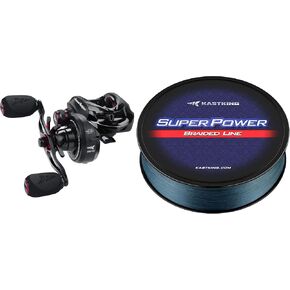 KastKing Speed Demon Elite Fishing Reel & Superpower Braided Fishing Line