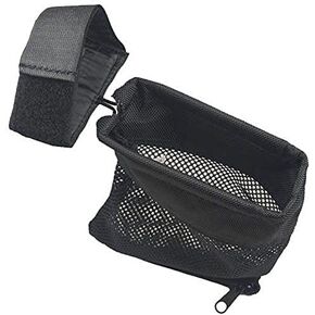 TACFUN Black Tactical Brass Shell Catcher 223 5.56 Ammo Reloads Mesh Trap with Zippered for Quick Unload
