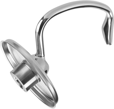 Stainless Steel Dough Hook K45DH for KitchenAid 4.5-5 Quart Tilt-Head Mixers – Kneading Bread Hook Attachment, Dishwasher Safe, Compatible with Artisan & Classic Series – by MMOBIEL in Saudi Arabia