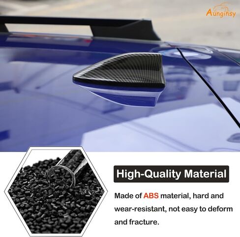 Car Shark Fin Antenna Cover Trim Compatible with 2022 2023 2024 Subaru Crosstrek/BRZ/WRX/Toyota GR86 Car Radio Signal Car Roof Aerial Base Radio Signal Waterproof Top Mounted Antenna ABS Accessories in Kuwait