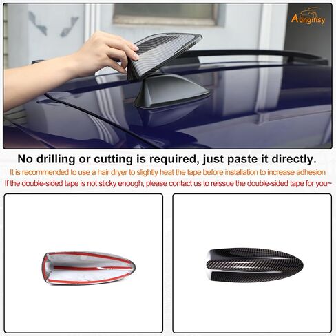 Car Shark Fin Antenna Cover Trim Compatible with 2022 2023 2024 Subaru Crosstrek/BRZ/WRX/Toyota GR86 Car Radio Signal Car Roof Aerial Base Radio Signal Waterproof Top Mounted Antenna ABS Accessories in Kuwait