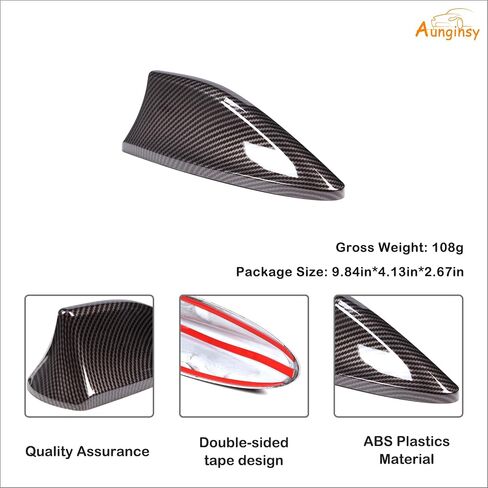 Car Shark Fin Antenna Cover Trim Compatible with 2022 2023 2024 Subaru Crosstrek/BRZ/WRX/Toyota GR86 Car Radio Signal Car Roof Aerial Base Radio Signal Waterproof Top Mounted Antenna ABS Accessories in Kuwait
