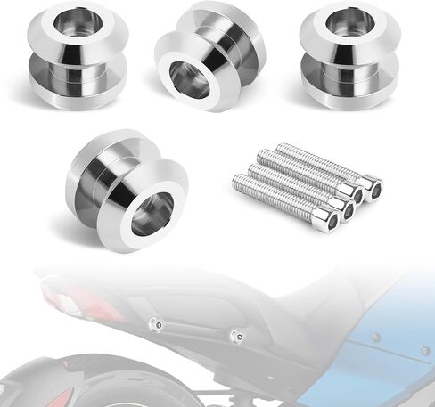 4pcs Docking Hardware Kit Sissy Bar Backrest Mounting Spools Kit Aluminum Bungee Buttons Quick Release for Can Am Spyder F3 F3-S F3-T F3-LTD Models All Years in Kuwait