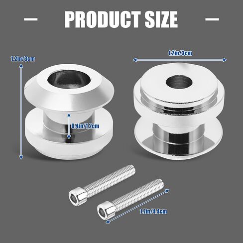 4pcs Docking Hardware Kit Sissy Bar Backrest Mounting Spools Kit Aluminum Bungee Buttons Quick Release for Can Am Spyder F3 F3-S F3-T F3-LTD Models All Years in Kuwait