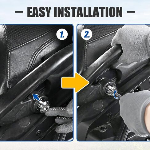 4pcs Docking Hardware Kit Sissy Bar Backrest Mounting Spools Kit Aluminum Bungee Buttons Quick Release for Can Am Spyder F3 F3-S F3-T F3-LTD Models All Years in Kuwait