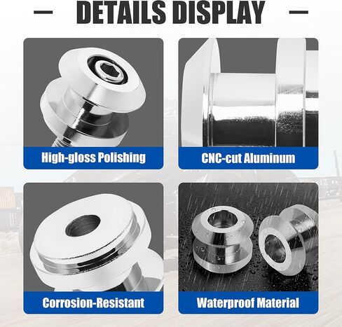 4pcs Docking Hardware Kit Sissy Bar Backrest Mounting Spools Kit Aluminum Bungee Buttons Quick Release for Can Am Spyder F3 F3-S F3-T F3-LTD Models All Years in Kuwait