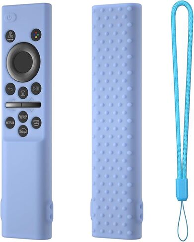 الغطاء البعيد لـ Samsung BN59-01388 BN59-01393 Silicone Case Remote Sleeve (Glow Blue) in Kuwait