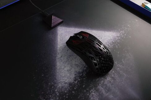 PWNAGE Ultra Glide Tempered Glass Mat: Near Silent Quiet, Super Smooth, Sweat Moisture Resistant, Silicone Base Mouse Pad - Pyramid in Saudi Arabia