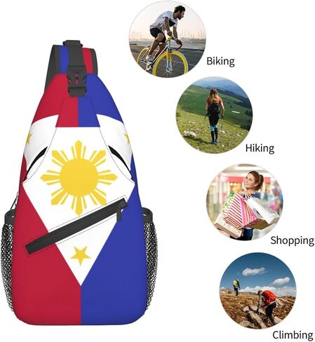 Philippines Sling Backpack Hiking Backpack Crossbody Bag Sports Lightweight And Durable Chest Bag Shoulder Bag For Women Men in Saudi Arabia