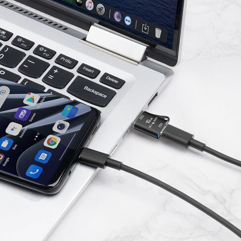 USB to USB C Adapter (2 Pack), USB 3.0 Male to Type C Female Adapter, 10Gbps Data Transfer, Compatible with iPhone 15 Pro Max, iPad Air 5/Mini 6, Galaxy S22/S21 (Blue) in Saudi Arabia