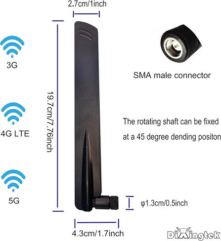 221mm GPRS 3G 4G LTE 5G MIMO SMA هوائي الذكور ، متوافق مع جهاز التوجيه الخلوي البوابة الصناعية IOT IP Camera Camera Camera Camera Camera Camera Camera Camera Outdor in Kuwait
