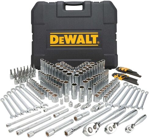 ديوالت مجموعة ادوات ميكانيكية ومجموعة مقبس، 156 قطعة (DWMT72164) in Kuwait
