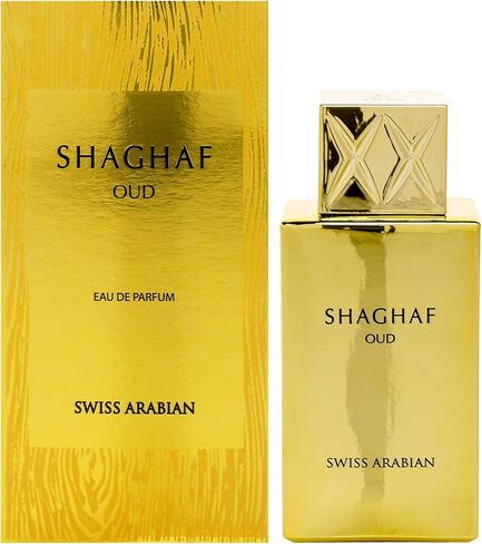 Swiss Arabian Shaghaf Oud - Luxury Products From Dubai - Long Lasting And Addictive Personal EDP Spray Fragrance - A Seductive Signature Aroma - The Luxurious Scent Of Arabia - 2.5 Oz in Kuwait