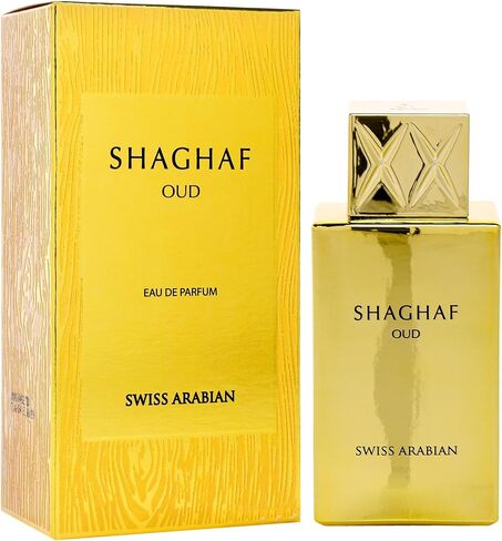 Swiss Arabian Shaghaf Oud - Luxury Products From Dubai - Long Lasting And Addictive Personal EDP Spray Fragrance - A Seductive Signature Aroma - The Luxurious Scent Of Arabia - 2.5 Oz in Kuwait