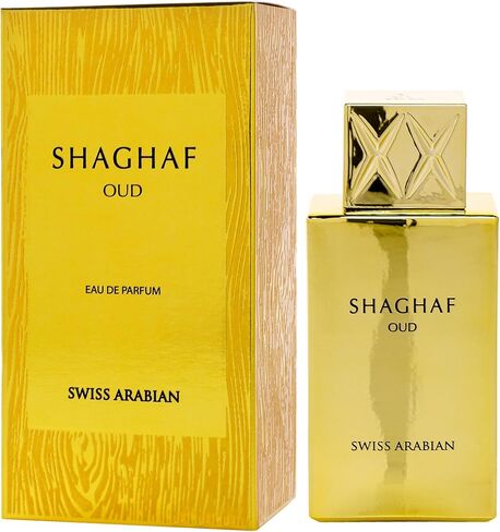 Swiss Arabian Shaghaf Oud - Luxury Products From Dubai - Long Lasting And Addictive Personal EDP Spray Fragrance - A Seductive Signature Aroma - The Luxurious Scent Of Arabia - 2.5 Oz in Kuwait