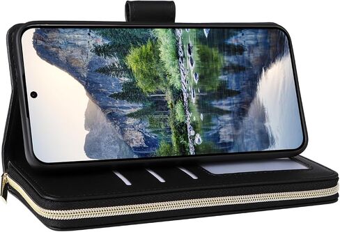 Asuwish Phone Case for Samsung Galaxy A15 5G/4G Woving مع حامي شاشة زجاجي مقسى وحامل بطاقة محفظة سوستة فتحة نقش in Kuwait