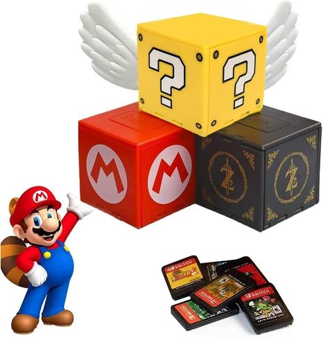 doepeBAE Games Storage Case Compatible for Nintendo Switch - Video Game Card Holde Protective Storage System Game Card Organizer Travel Container Box Hard Shell with 16 Game Card Slots (M Red 16) in Saudi Arabia