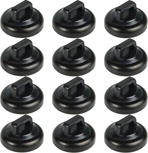 Magnet Zip Tie Mount Magnetic Zip Ties Mount Clips Base Holder Strong Multipurpose Wire Cable Holder Mount Wire Clips Management for Home Office Marine Electrical Wiring (Black, 12 Piece) in Saudi Arabia