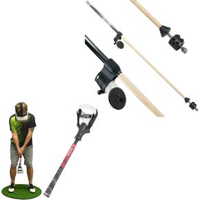 Bundle: MasterBreaker Haptic VR Pool Cue for Miracle Pool and Other Billiards Games + DriVR VR Golf Club Handle Attachment for Meta Quest 2 and Rift S