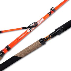Fiblink Catfish Fishing Rods, 2 Piece Catfishing Pole, Medium Heavy Catfish Cat Casting Rod (7’6")