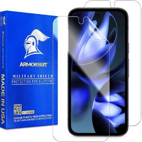 ArmorSuit 2 Pack for Google Pixel 9a Screen Protector Case Friendly MilitaryShield HD Clear Film - Made in USA