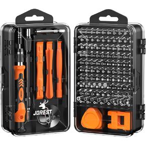JOREST 117 in 1 Precision Screwdriver Set, Tool Gifts for Men, Mini Repair Tool Kit with Torx Triwing Bits, Repair for Computer, Macbook, Laptop, PC, RC, PS5, iphone, Electronics, XBOX, Glasses