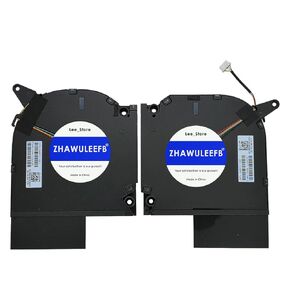 Replacement New CPU+GPU Cooling Fan for HP OMEN 9 Slim 16-U 16-WF 16-WD 16-XF TPN-C167 TPN-C170 EG75071S1-C300-S9A N44737-001 EG75071S1-C310-S9A ND8CC21-22H17 ND8CC22-22H18 DC12V 6.00W