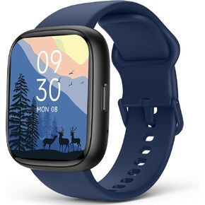 الساعات الذكية للنساء ، IP68 مقاوم للماء ، Alexa المدمج في ، 1.83 بوصة شاشة قابلة للتخصيص ، معدل ضربات القلب ، أكسجين الدم ، النوم ، تحديثات الطقس ، تعقب اللياقة البدنية لنظام Android & IOS ، GLOD in Kuwait