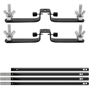 LimoStudio Triple Crossbar Mount (2-Piece Set) and 4-Section Crossbar Kit