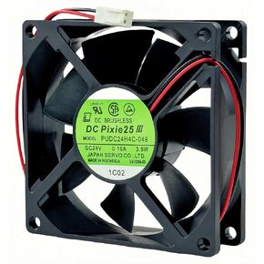 for PUDC24H4C-049 Cooling Fan DC24V 0.16A 3.8W 8025 Inverter Cooling Fan, DC BRUSHLESS Fan PUDC24H4C-049