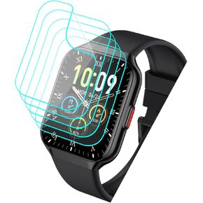 [5 Pack] for HOIFA Smart Watch P98 Screen Protector 1.96" Soft PET Film [Case Friendly] [Anti-Scratch] [Bubble Free] Screen Protector for HOIFA P98 Smartwatch