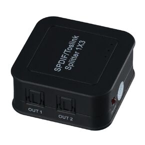 خارج Toslink Flitter ، 3 طرق دعم Dolby Digital 1 في 3 فاصل الصوت ، الكبل الضوئي DTS 5.1 SPDIF TOSLINK