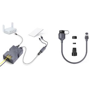 XLTTYWL Starlink Mini 12V Power Supply, 150W GigE Passive & ESD Protection 12v Mini Starlink Poe with Mini Starlink DC&RJ45 Adapter Splitter for Starlink Mini Dishy