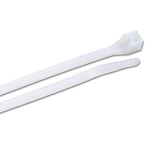 Ancor 199204 Cable Tie, Standard, 8", Natural, 25pc
