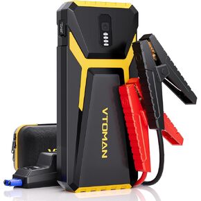 VTOMAN X3 Jump Starter with Air Compressor, 3000A Car Jump Starter Battery Pack with 150PSI Tire Inflator,12V Battery Jumper Starter Portable Jump Box(8.5L Gas/6L Diesel)with Large LCD Display, Lights