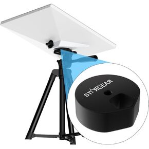 Starlink Mini Tripod Adapter, Tailored for 1/4 Nut Mini Starlink Tripod Mounting Compatible with Original Pipe Adapter Aluminum Alloy Black