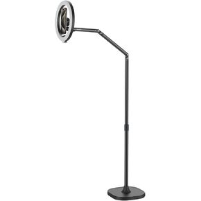 TELESIN° Magnetic Phone Floor Stand Holder with Selfie Ring Light