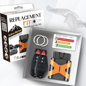 Simple Remote Key Fob Replacement Kit for Dodge IYZ-C01C or M3N5WY783X fits Grand Caravan 2008 2009 2010 2011 2012 2013 2014 2015 2016 2017 2018 2019 2020