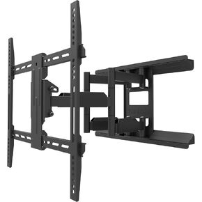 Kanto LDX640 Full Motion TV Wall Mount for 34 " - 65" TVS | 17 "تمديد | إدارة الكابلات المتكاملة | تصميم الدوران والميل | الأسود
