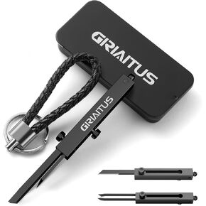 EDC Tweezers Precision Pocket Knife 2 In1 Keychain Multitool Knives Multitool Retractable مضادًا للمنتظرة ، الحرف ، المجوهرات ، لحام ، العمل في الهواء الطلق ، المختبر (الفضة)