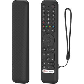 غطاء علبة Lefxmophy لـ TCL RC833 GUB2 RC716 صوت حماية التحكم عن بُعد - أسود.