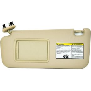 Right Passenger Side Sun Visor Compatible with Toyota RAV4 2004 2005 Interior Sunvisor Replacement Accessory 74310-42370-B0 in Kuwait