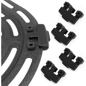 أقدام مطاطية لـ Bella Pro Crux Cosori Dreo Air Fryers ، 4 PCS Premium Rubber مصدات مطاطية ، علامات تبويب مطاطية ، قطع سيليكون ، أغطية واقية مضادة للخلع من أجل صينية شواء مقلاة الهواء