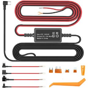 Micro USB Hardwire Kit for Cobra Dash Cams,Compatible Cobra SC Series Dash Cameras (SC100,SC200,SC201,SC200D),DC 5V/3A Output,Cobra Dashcam Charger Power Cord with Parking Mode and Motion Detection