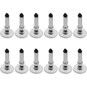 12Pcs Silver Universal Stylus Replacement Disc Tips Round Shape Replaceable Stylus Pen for Touch Screen Stylus Pen Disc Tips,Stylus Pens,Nice Gifts to Share with Families