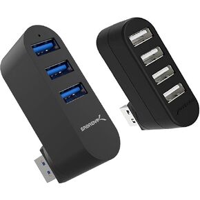 Sabrent Premium 3-Port Aluminum Mini USB 3.0 Hub + 4-Port USB 2.0 Hub