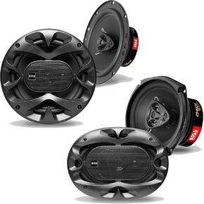 BOSS Audio Systems CH6530B Car Speakers - 300W, 150W Each, 6.5" Full Range, 3Way & CH6930B - 400W, 200W Each, Sold in Pairs