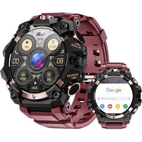 LOKMAT 4G Android Smartwatch APPLLP 2 PRO, 4GB + 64GB Mens Military Rugged Sports Smart Watch, Fitness Tracker Watch with GPS WiFi Camera Bluetooth, (Black)