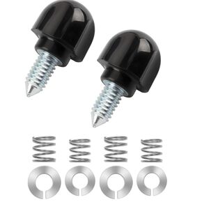 2Pack Stainless Steel Fixing Attachment Thumb Screw and 4-Pack Stainless Steel Spring and Washer Kit Compatible with KitchenAid Mixers Parts Accessories